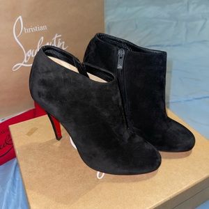 Christian Louboutin Velvet booties